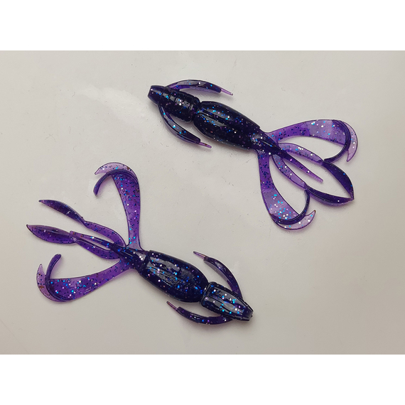 Силікон Keitech Crazy Flapper 2.8" (8 шт/уп), колір: ea#04 violet, Довжина силікону: 2.8" (7.1 см), Колір силікону: EA#04 Violet, фото , изображение 3