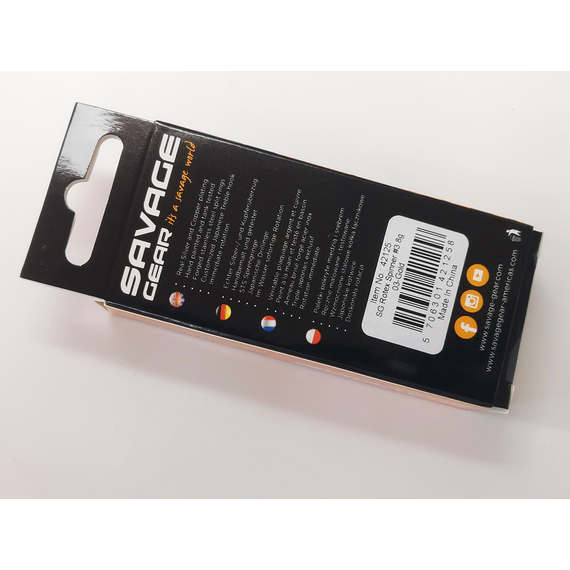 Блесна Savage Gear Rotex Spinner #3 8g 03-Gold, Вес: 8g, Цвет блесны: Gold, фото , изображение 6