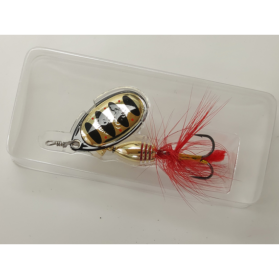 Блесна Savage Gear Rotex Spinner #3 8g 03-Gold, Вес: 8g, Цвет блесны: Gold, фото , изображение 2