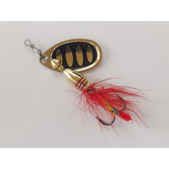 Блесна Savage Gear Rotex Spinner #3 8g 03-Gold, Вес: 8g, Цвет блесны: Gold, фото , изображение 5