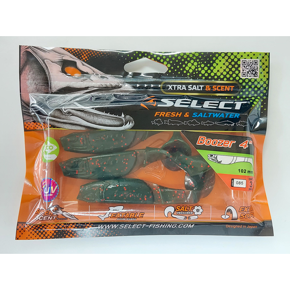 Силикон Select Boozer 4" col.085 (3 шт/упак), Длина силикона: 4.0" (10.16 см), Расцветка силикона: 085, фото , изображение 15