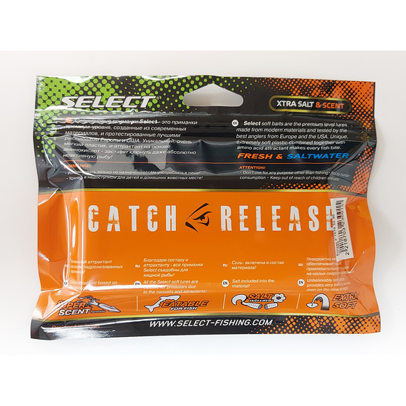 Силикон Select Boozer 4" col.085 (3 шт/упак), Длина силикона: 4.0" (10.16 см), Расцветка силикона: 085, фото , изображение 17