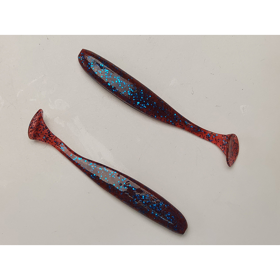 Силікон Keitech Easy Shiner 3" (10 шт/упак), колір:ea#03 grape, Довжина силікону: 3" (7.6 см), Колір силікону: EA#03 Grape, фото , изображение 4