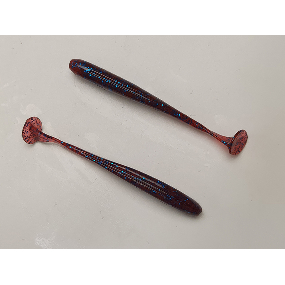 Силікон Keitech Easy Shiner 3" (10 шт/упак), колір:ea#03 grape, Довжина силікону: 3" (7.6 см), Колір силікону: EA#03 Grape, фото , изображение 5