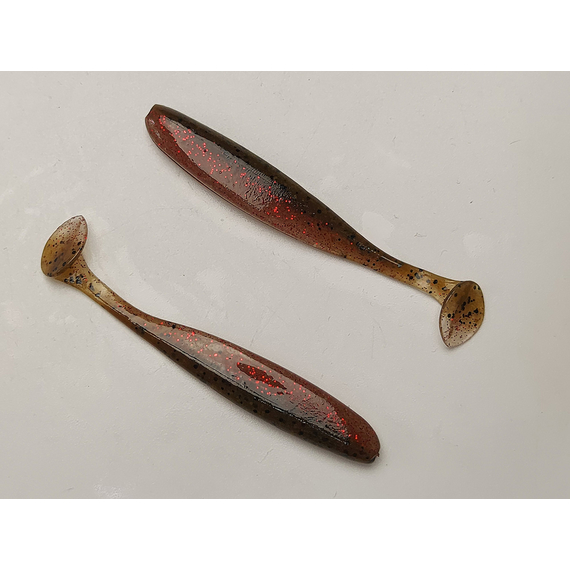 Силікон Keitech Easy Shiner 3" (10 шт/упак), колір:404 red crawdad, Довжина силікону: 3" (7.6 см), Колір силікону: 404 Red Crawdad, фото , изображение 4