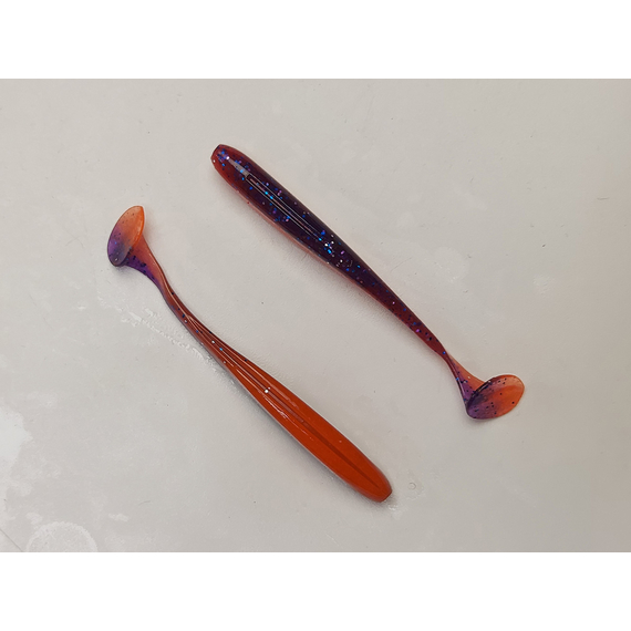 Силікон Keitech Easy Shiner 3" (10 шт/упак), колір:pal#09 violet fire, Довжина силікону: 3" (7.6 см), Колір силікону: PAL#09 Violet Fire, фото , изображение 5
