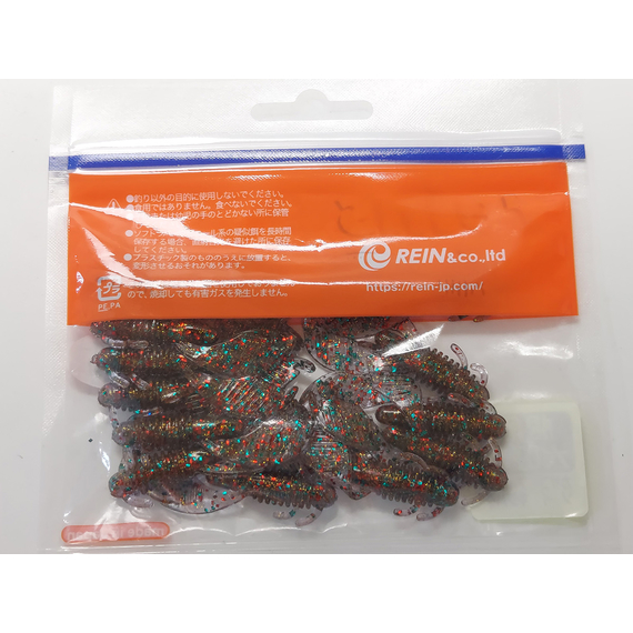 Силікон Reins AX Craw Mini 2" 406 Boil Shrimp (12шт/уп), Довжина силікону: 2.0" (5,08 см), Колір силікону: 406 Boil shrimp, фото , изображение 7