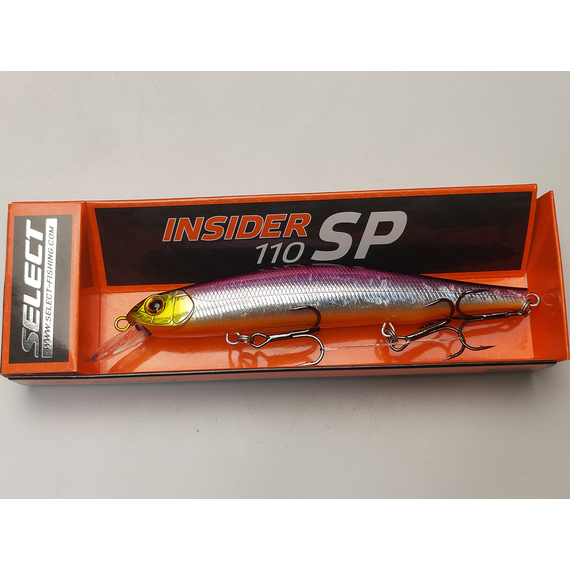 Воблер Select Insider 110SP 110mm 17.0g #35 (1.0-1.5m), Розмір/Вага: 110mm/17g, Колір воблера: col.35, фото , изображение 3