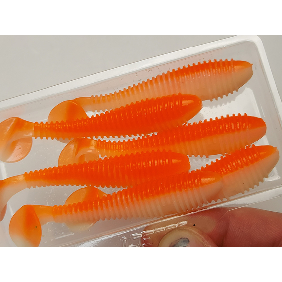 Силикон Select Fatfish 3" col.209 (6 шт/упак), Длина силикона: 3" (7.62 см), Расцветка силикона: 209, фото , изображение 9