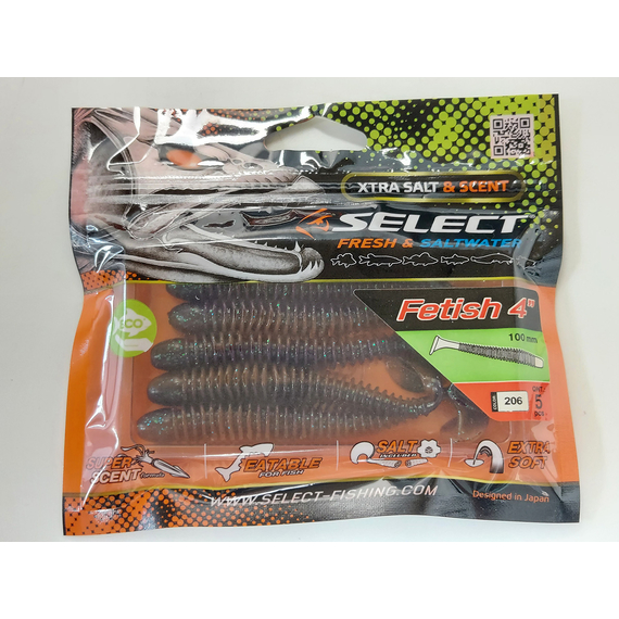 Силікон Select Fetish 4" col.206 (5 шт/упак), Довжина силікону: 4.0" (10.16 см), Колір силікону: 206, фото , изображение 7