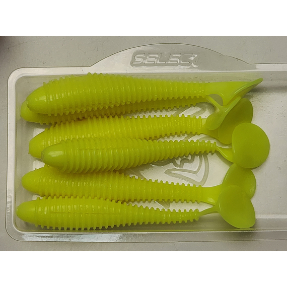 Силікон Select Fatfish 3" col.045 (6 шт/упак), Довжина силікону: 3" (7.62 см), Колір силікону: 045, фото , изображение 6