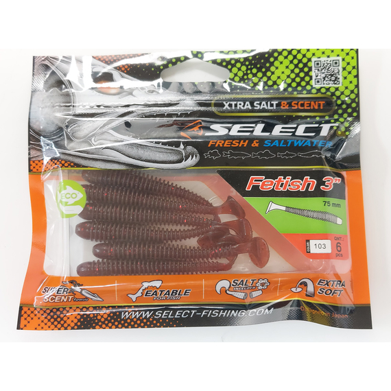 Силікон Select Fetish 3" col.103 (6 шт/упак), Довжина силікону: 3" (7.62 см), Колір силікону: 103, фото , изображение 7