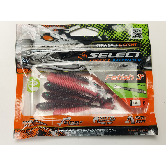 Силікон Select Fetish 3" col.205 (6 шт/упак), Довжина силікону: 3" (7.62 см), Колір силікону: 205, фото , изображение 5