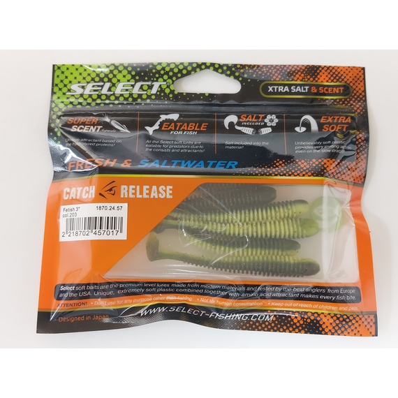 Силікон Select Fetish 3" col.203 (6 шт/упак), Довжина силікону: 3" (7.62 см), Колір силікону: 203, фото , изображение 9