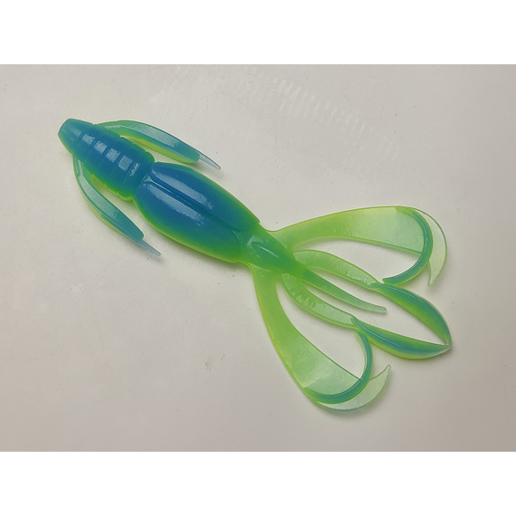 Силікон Keitech Crazy Flapper 4.4" (6 шт/упак), колір: pal#03 ice chartreuse, Довжина силікону: 4.4" (11.2 см), Колір силікону: PAL#03 Ice Chartreuse, фото , изображение 2