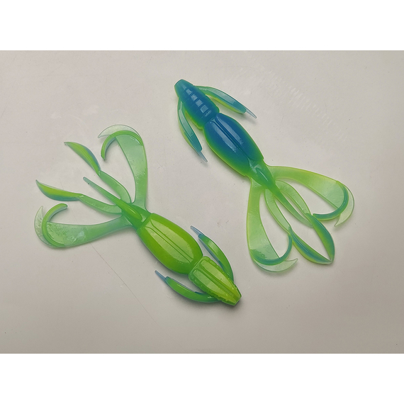 Силікон Keitech Crazy Flapper 4.4" (6 шт/упак), колір: pal#03 ice chartreuse, Довжина силікону: 4.4" (11.2 см), Колір силікону: PAL#03 Ice Chartreuse, фото , изображение 3