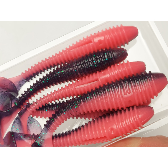 Силікон Select Fatfish 3" col.205 (6 шт/упак), Довжина силікону: 3" (7.62 см), Колір силікону: 205, фото , изображение 9