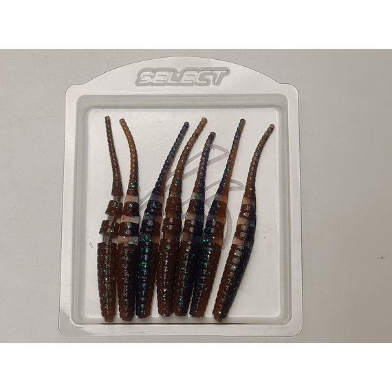 Силикон Select Javik 2.2" col.206 (7 шт/упак), Длина силикона: 2.2" (5.59 см), Расцветка силикона: 206, фото , изображение 6