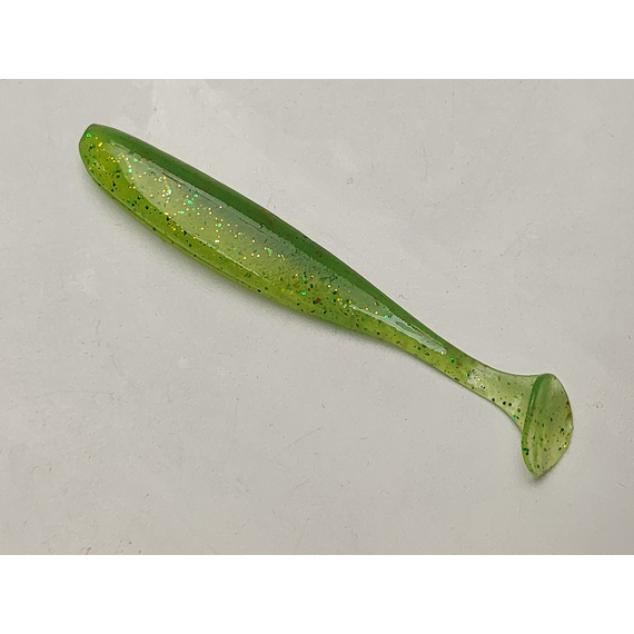 Силікон Keitech Easy Shiner 3" (10 шт/упак), колір:424 lime chartreuse, Довжина силікону: 3" (7.6 см), Колір силікону: 424 Lime Chartreuse, фото , изображение 3