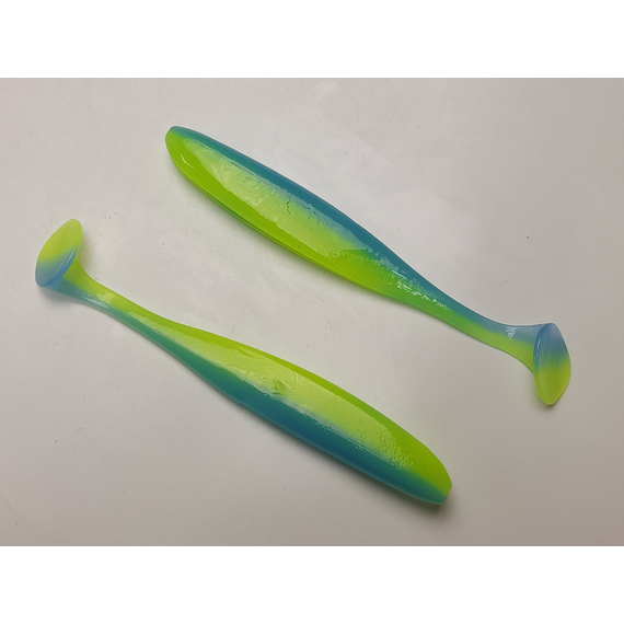Силікон Keitech Easy Shiner 4.5" (6 шт/упак), колір:pal#03 ice chartreuse, Довжина силікону: 4.5" (11.4 см), Колір силікону: PAL#03 Ice Chartreuse, фото , изображение 4