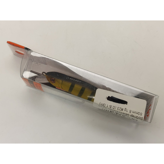 Воблер Select Insider 80SP 8.1g col.23 (0.8-1m), Розмір/Вага: 82mm/8.1g, Колір воблера: col.23, фото , изображение 3