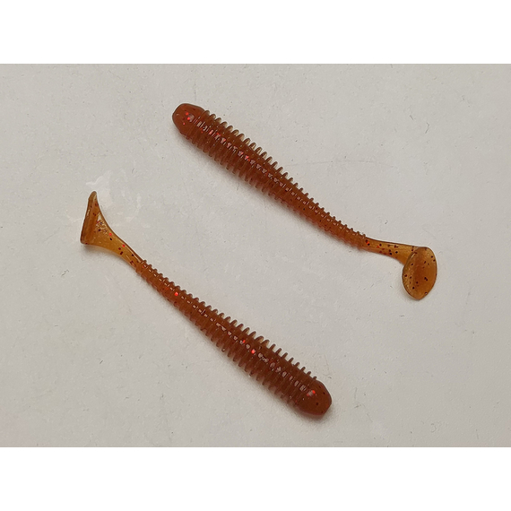 Силікон Keitech Swing Impact 2" (12 шт/упак), колір:pal#07 motoroil red flake, Довжина силікону: 2" (5.1 см), Колір силікону: pal#07 motoroil red flake, фото , изображение 3