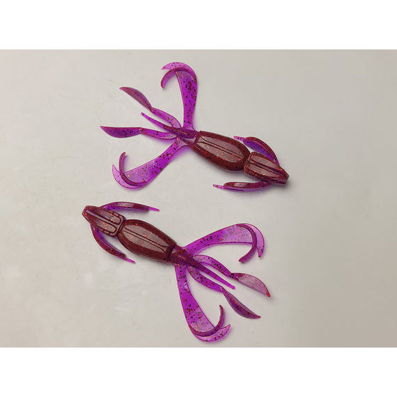 Силикон Keitech Crazy Flapper 3.6" (7 шт/уп) ц:pal#13 mistic spice, Длина силикона: 3.6" (9.1 см), Расцветка силикона: PAL#13 Mistic Spice, фото , изображение 4