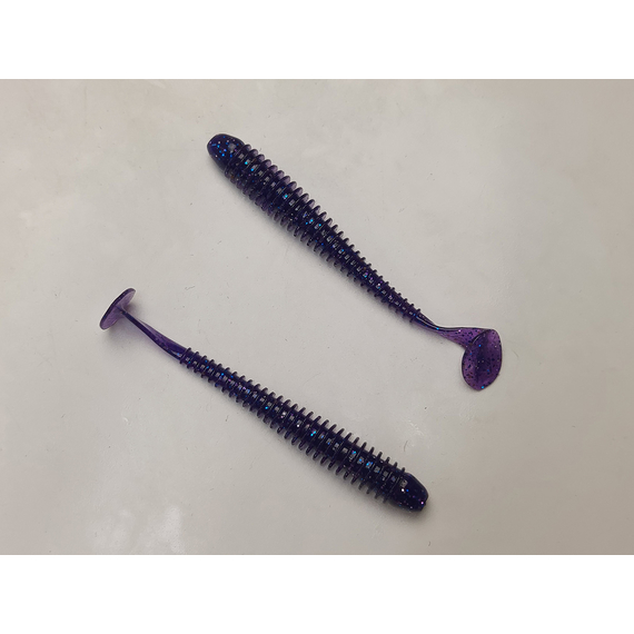 Силикон Keitech Swing Impact 3.5" (8 шт/упак) ц:ea#04 violet, Длина силикона: 3.5" (8.9 см), Расцветка силикона: EA#04 Violet, фото , изображение 7