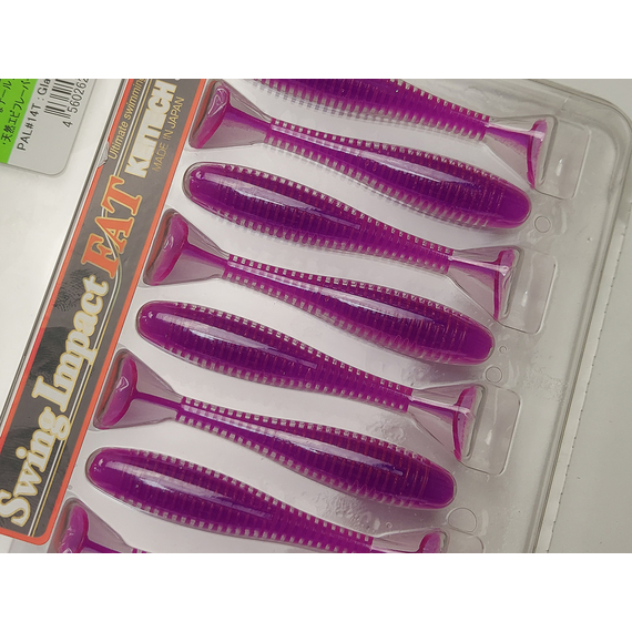 Силікон Keitech Swing Impact FAT 2.8" (8 шт/упак), колір:pal#14 glamorous pink, Довжина силікону: 2.8" (7.1 см), Колір силікону: PAL#14 Glamorous Pink, фото , изображение 9