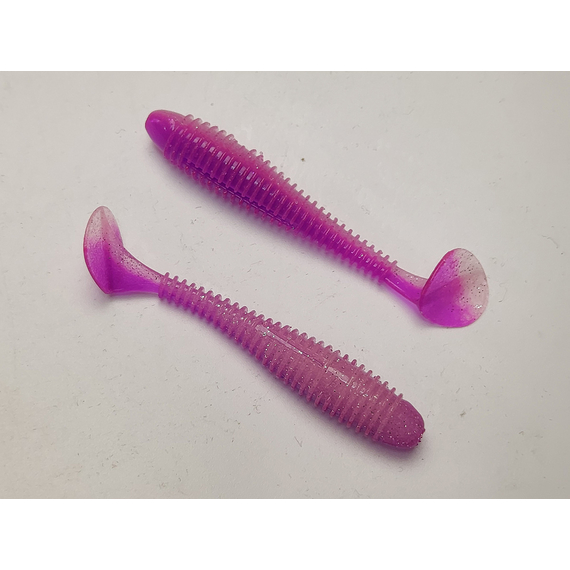 Силікон Keitech Swing Impact FAT 2.8" (8 шт/упак), колір:pal#14 glamorous pink, Довжина силікону: 2.8" (7.1 см), Колір силікону: PAL#14 Glamorous Pink, фото , изображение 5