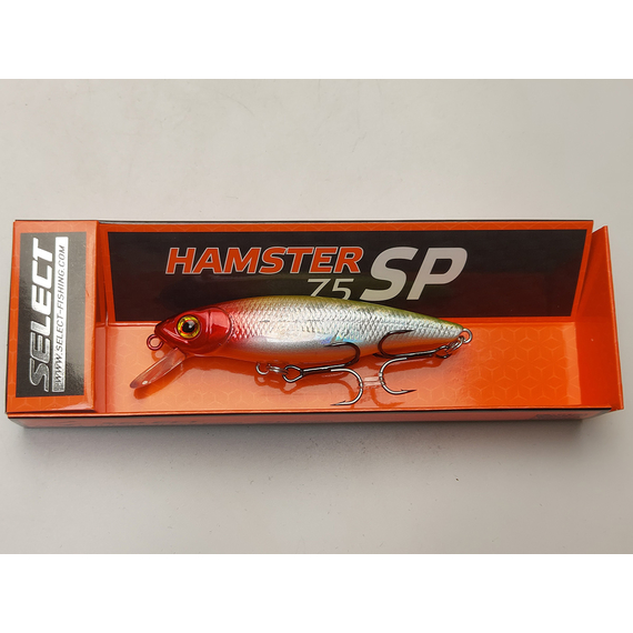 Воблер Select Hamster 75SP 75mm 10.4g #33 (0.8-1.0m), Розмір/Вага: 75mm/10g, Колір воблера: col.33, фото , изображение 4