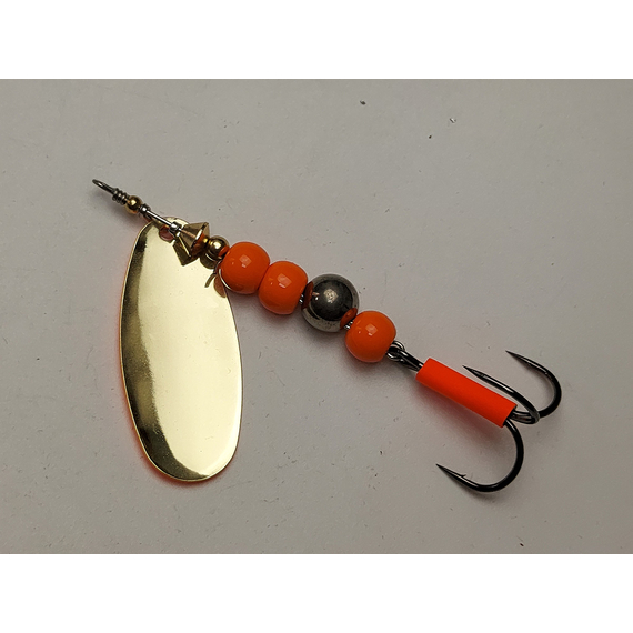 Блешня Savage Gear Caviar Spinner #4 18.0 g 06-Flou Orange, Вага блешні: 18g, Колір блешні: Fluo Orange, фото , изображение 5