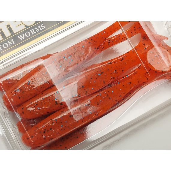 Силікон Keitech Easy Shiner 4" (7 шт/упак), колір:ea#13 spicy mustard/blue, Довжина силікону: 4" (10.2 см), Колір силікону: EA#13 Spicy Mustard/Blue, фото , изображение 7