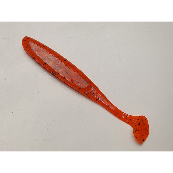 Силікон Keitech Easy Shiner 4" (7 шт/упак), колір:ea#13 spicy mustard/blue, Довжина силікону: 4" (10.2 см), Колір силікону: EA#13 Spicy Mustard/Blue, фото , изображение 3