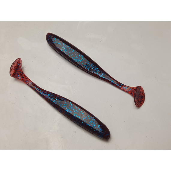 Силікон Keitech Easy Shiner 3.5", колір:ea#03 grape, Довжина силікону: 3.5" (8.9 см), Колір силікону: EA#03 Grape, фото , изображение 4