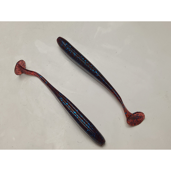 Силікон Keitech Easy Shiner 3.5", колір:ea#03 grape, Довжина силікону: 3.5" (8.9 см), Колір силікону: EA#03 Grape, фото , изображение 5