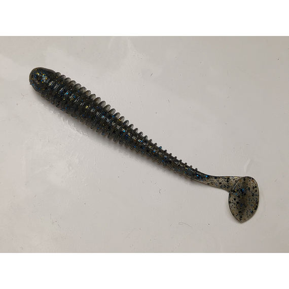 Силікон Keitech Swing Impact 4" (8 шт/упак), колір:205 bluegill, Довжина силікону: 4" (10.2 см), Колір силікону: 205 Bluegill, фото , изображение 3