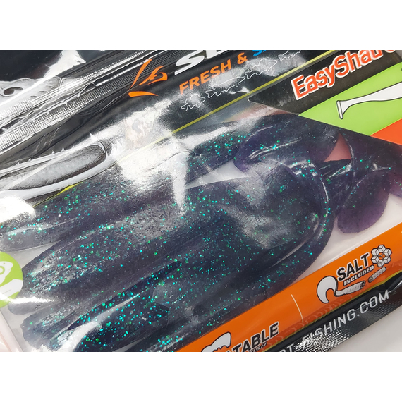 Силікон Select Easy Shad 5" #777 — їстівний віброхвіст для судака та щуки (5 шт/упак), Довжина силікону: 5" (12.7 см), Колір силікону: 777, фото , изображение 10