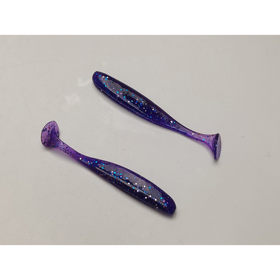 Силикон Keitech Easy Shiner 2" (12 шт/упак) ц:ea#04 violet, Длина силикона: 2" (5.1 см), Расцветка силикона: EA#04 Violet, фото , изображение 4
