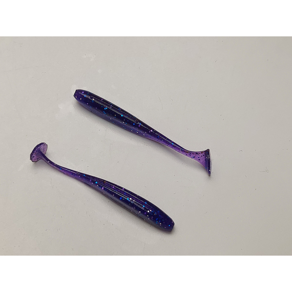 Силикон Keitech Easy Shiner 2" (12 шт/упак) ц:ea#04 violet, Длина силикона: 2" (5.1 см), Расцветка силикона: EA#04 Violet, фото , изображение 5