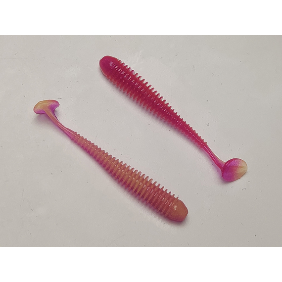 Силикон Keitech Swing Impact 2" (12 шт/упак), цвет: pal#12 grape shad, Длина силикона: 2" (5.1 см), Расцветка силикона: PAL#12 Grape Shad, фото , изображение 4