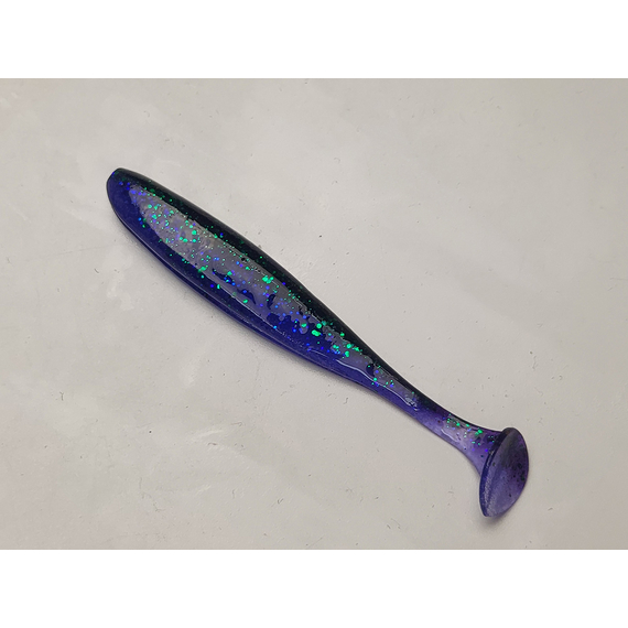 Силикон Keitech Easy Shiner 3.5" ц:408 electric june bug, Длина силикона: 3.5" (8.9 см), Расцветка силикона: 408 Electric June Bug, фото , изображение 3