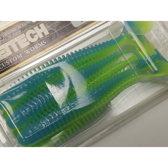 Силикон Keitech Swing Impact 4.5" (6 шт/упак) ц:pal#03 ice chartreuse, Длина силикона: 4.5" (11.4 см), Расцветка силикона: EA#13 Ice Chartreuse, фото , изображение 8