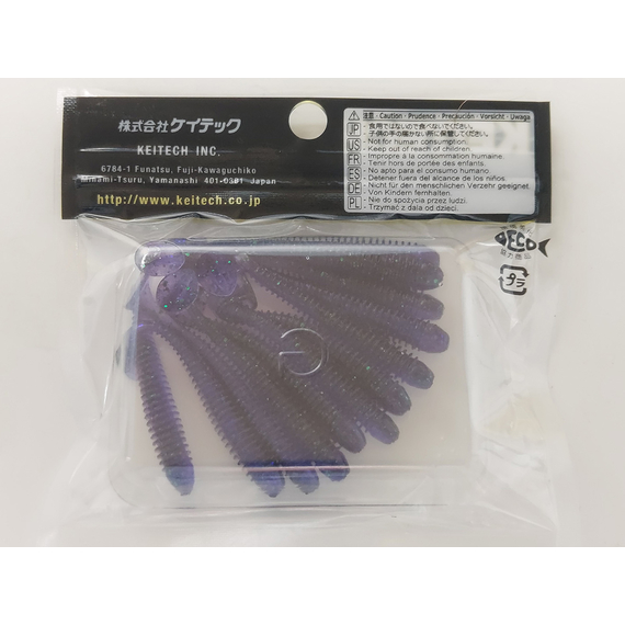 Силікон Keitech Swing Impact 2" (12 шт/упак), колір:408 electric june bug, Довжина силікону: 2" (5.1 см), Колір силікону: 408 Electric June Bug, фото , изображение 6