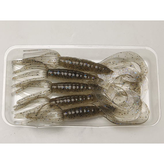 Силікон Keitech Little Spider 3.5" (5 шт/уп), колір:440 electric shad, Довжина силікону: 3.5" (8.9 см), Колір силікону: 440 Electric Shad, фото , изображение 5