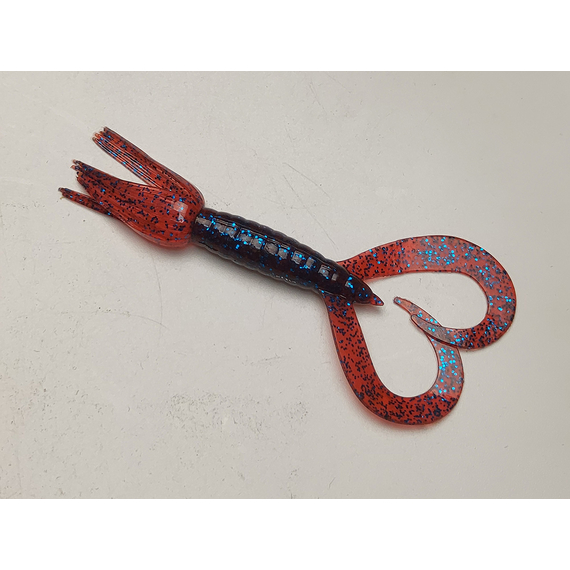 Силікон Keitech Little Spider 3.5" (5 шт/уп), колір:ea#03 grape, Довжина силікону: 3.5" (8.9 см), Колір силікону: EA#03 Grape, фото , изображение 2