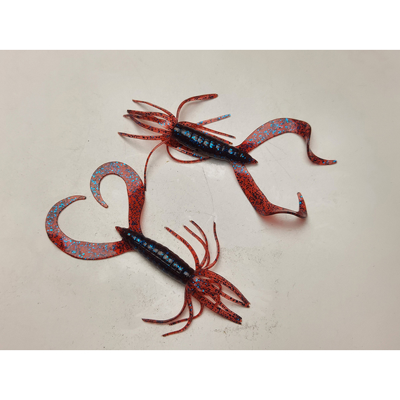 Силікон Keitech Little Spider 3.5" (5 шт/уп), колір:ea#03 grape, Довжина силікону: 3.5" (8.9 см), Колір силікону: EA#03 Grape, фото , изображение 4