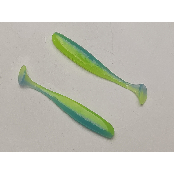 Силикон Keitech Easy Shiner 2" (12 шт/упак) ц:pal#03 ice chartreuse, Длина силикона: 2" (5.1 см), Расцветка силикона: EA#13 Ice Chartreuse, фото , изображение 4