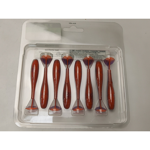 Силикон Keitech Swing Impact FAT 2.8" (8 шт/упак) цвет: pal#09 violet fire, Длина силикона: 2.8" (7.1 см), Расцветка силикона: PAL#09 Violet Fire, фото , изображение 7