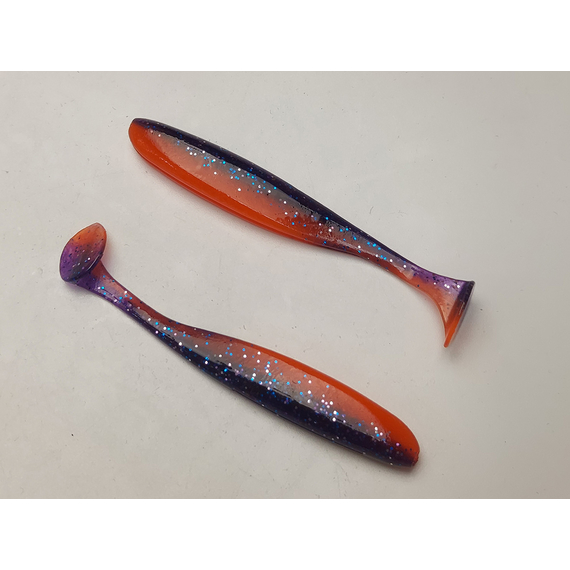 Силикон Keitech Easy Shiner 3.5" ц:pal#09 violet fire, Длина силикона: 3.5" (8.9 см), Расцветка силикона: PAL#09 Violet Fire, фото , изображение 4